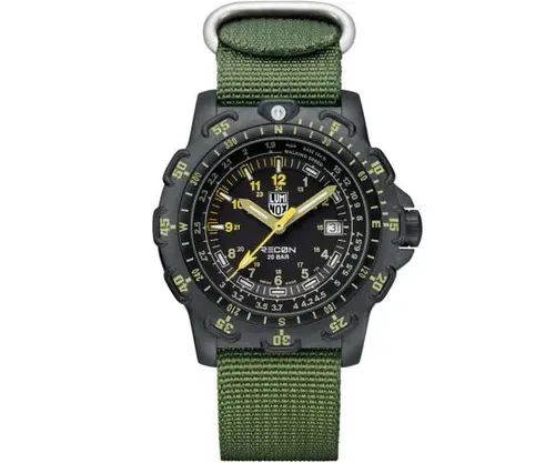 LUMINOX XL.8826.MI Recon Point Heritage 45mm - Herren Armbanduhr - Armbanduhr für Herren mit 200m Wasserdichtigkeit, ideal für Taucher und Outdoor-Enthusiasten. Robustes Karbongehäuse und stylisches grünes Zifferblatt.