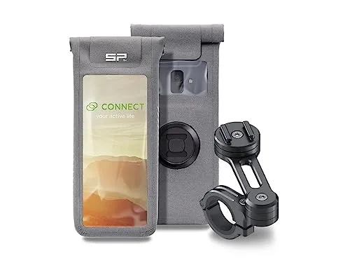 SP Connect Universal Handyhalter Moto Bundle - Sicheres Smartphone-Navigieren - Smartphonehalter & Zubehör - Mit dem SP Connect MOTO BUNDLE befestigen Sie Ihr Handy sicher am Motorradlenker und haben alle Apps immer im Blick.