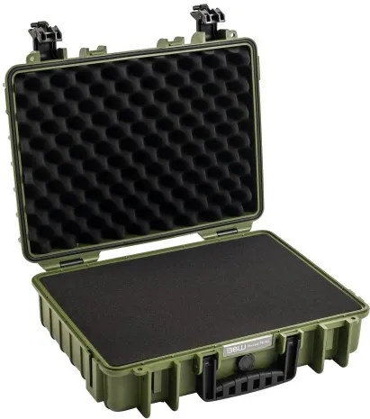 B&W Koffer Typ 5040 SI (Würfelschaumstoff) grün von B&W International