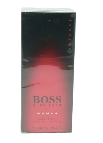 HUGO BOSS INTENSE WOMAN Body Lotion 150 ml - Damen Body Lotion mit dem verführerischen Duft von BOSS INTENSE WOMAN, 150 ml für ein samtweiches Hautgefühl und langanhaltende Feuchtigkeit.
