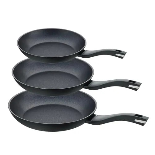 Berndes Pfannen Set Induction Enduro 3tlg. – Bratpfannen 20 cm, 24 cm & 28 cm