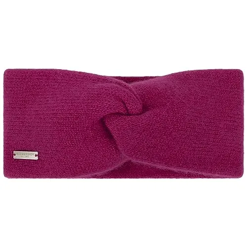 Seeberger Lasuna Kaschmir Stirnband Stirnwärmer Headband Ohrenschutz (One Size - fuchsia)