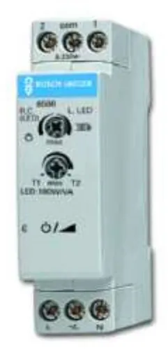 Busch-Jaeger 6586 LED-Dimmer, REG, Basic - Smart Home Dimmer für Retrofit-LED-Leuchtmittel, mit vielseitigen Funktionen wie Memory und Zeitsteuerung. Ideal für energieeffizientes Dimmen in Wohnräumen.