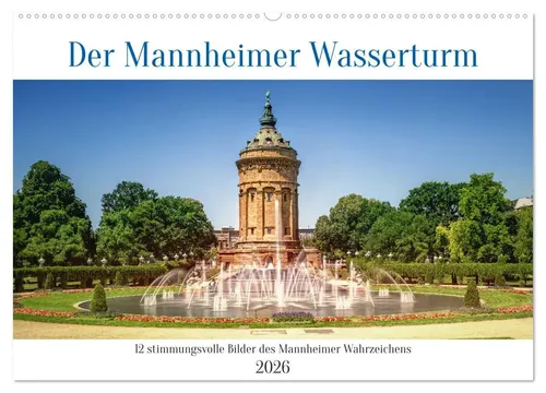 Kalender Mannheimer Wasserturm 2025 von Ketsch Assfalg - Entdecken Sie den Mannheimer Wasserturm in zwölf beeindruckenden Fotografien. Dieser Kalender vereint Kunst und Reiseerlebnis und bringt das Flair Deutschlands in Ihr Zuhause.