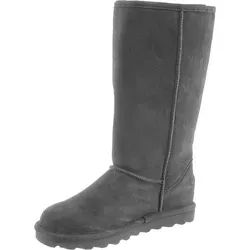 BEARPAW Elle Tall Damen Winterstiefel Lammfellstiefel Boots 1963W Charcoal - Schuhgröße 40 EU - Wanderschuhe mit wasserabweisender Neverwet® Imprägnierung, warm gefüttert und ideal für kalte Wintertage. Komfort und Stil vereint in einem klassischen Wildlederdesign.