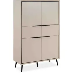 Livetastic Highboard Schwarz/Sand in beige von Finori