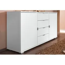 Sideboard PRIESS, Weiß 123cm in weiß von priess