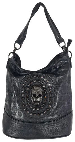 Einkaufszauber Bucket Handtasche Skull Totenkopf 3D Cool von Einkaufszauber