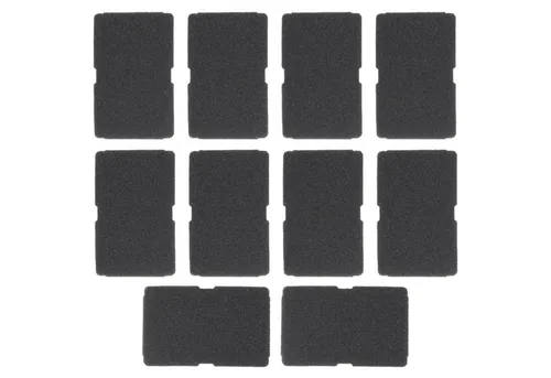 McFilter Ersatzfilter (10 Stück) Schwammfilter geeignet für Beko DPU 7404 7305 8340 8380, Zubehör für Trockner, Wärmepumpentrockner, Kondenstrockner, Schaumstoff, passend für Grundig Edition 70, Filtermatte, 240 x 155 x 11mm
