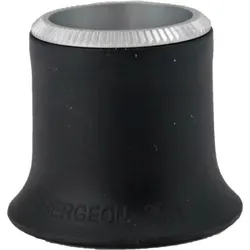 Bergeon 3611-N-3 Uhrmacher Lupe x3.3 - Lupen für Uhrmacher, ergonomisches Design aus weichem Material für maximalen Komfort und einfache Reinigung dank Schraubverschluss.