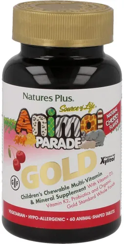 Natures Plus Animal Parade Gold Multi Cherry
