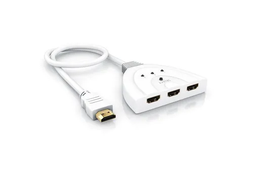 Primewire Audio / Video Matrix-Switch, 3-Port Full HDMI Switch, automatische Umschaltung / 3D / HDCP / CEC