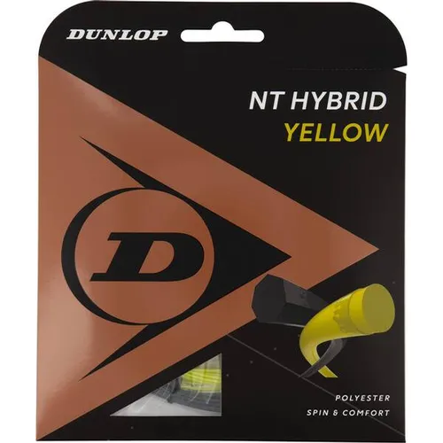 Dunlop Tennis String Revolution NT Hybrid 1.31/1.25 schwarz/gelb 12m Set