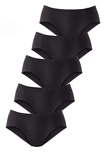 Petite Fleur Damen Jazzpants (5 Stück) - Funktionsunterwäsche mit sehr hohem Tragekomfort, 5-Stück Packung aus Pikee mit hohem Baumwollanteil für optimale Bequemlichkeit.