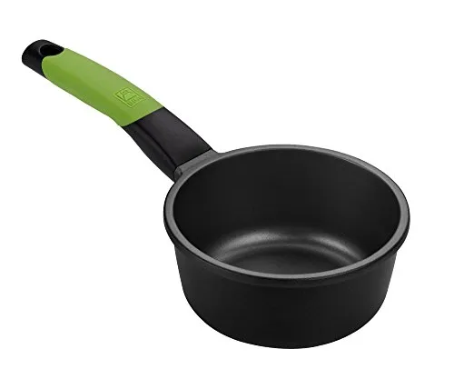 BRA Prior Kochtopf 16 cm - Kochtopf aus Aluminiumguss mit PFOA-freier Antihaftbeschichtung, ideal für alle Herdarten und perfekt für gesundes Kochen.