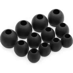 Silikon Ohrstöpsel Ohrhörer Gummi Tipps Für Samsung Galaxy S8, S8 Plus, S9 AKG Kopfhörer Ohrhörer - Schwarz 12 x