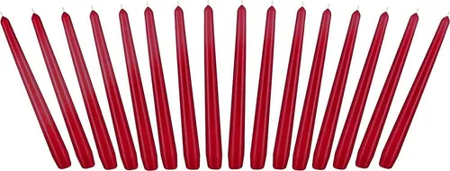 BRUBAKER Spitzkerze für Kerzenständer und Kerzenhalter in rot von BRUBAKER