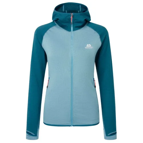 Mountain Equipment Eclipse Hooded Women's Jacket - Stellar/Majolica - Funktionsjacken für Damen, ideal für Outdoor-Abenteuer mit hoher Wärmeleistung und geringem Packmaß dank Pontetorto Tecnostretch Fleece.