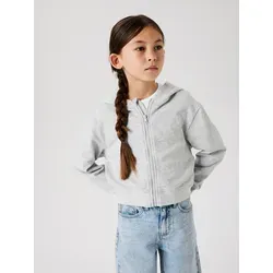 NAME IT Girl Strickjacke Sweat - Funktionsjacken, bequemer Cardigan mit Reißverschluss aus 80% Baumwolle für optimalen Tragekomfort und vielseitige Kombinationsmöglichkeiten.