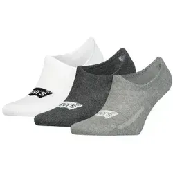 Levis 3P High Cut Batwing Logo Recycled Cotton Weiß/Grau Gr 39/42