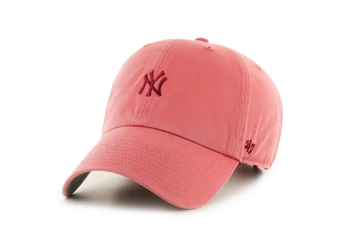 BASE New York Yankees Adjustable Cap - Inselrot - Stylische Baseballcap für Unisex Erwachsene, ideal für den Sommer. Hergestellt aus 100% Baumwolle, bietet sie hohen Tragekomfort und passt sich perfekt an.