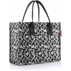 reisenthel Umhängetasche Daily Shopper Leo Nero in grau von reisenthel