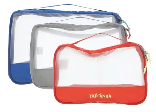 Tatonka Mesh Bag Set – 3er Pack Packwürfel für Reisen - Packtaschen von Tatonka im praktischen 3er-Set, leicht und robust für optimalen Stauraum. Ideal für Ordnung im Koffer, erhältlich in verschiedenen Farben.