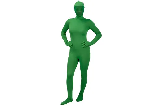 BRESSER Greenscreen Ganzkörperanzug XL - Chromakey Grün - Fotostudio Zubehör, ideal für professionelle Foto- und Videoaufnahmen mit perfektem Farbkeying.