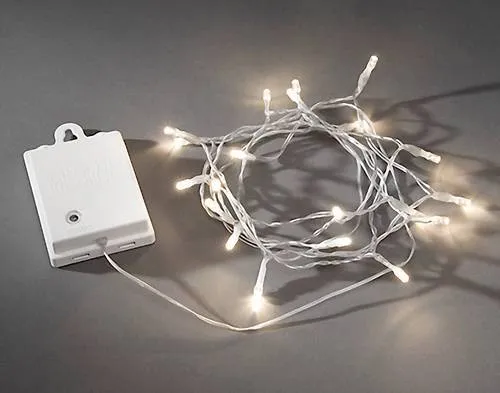 Konstsmide 3722-103 Micro-Lichterkette Außen batteriebetrieben Anzahl Leuchtmittel 20 LED Warmweiß