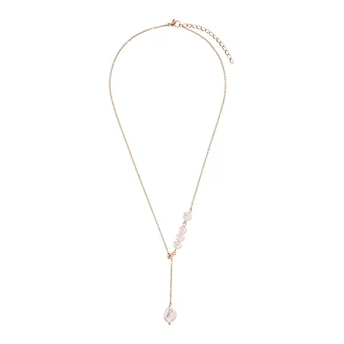 Heideman Halskette Luzi Damen - Elegante Edelstahlkette mit Perle - Ketten für Damen: Hochwertiger, hypoallergener Edelstahl, ideal für empfindliche Haut – perfekt für jeden Anlass und als Geschenk.
