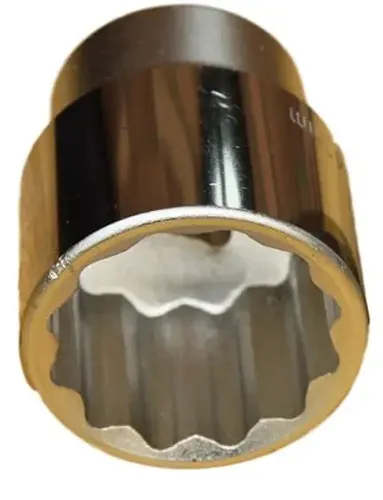 Zoll Nuss 12 Kant 75mm aus Chrom Vanadium Stahl - Werkstatteinrichtung - Diese langlebige 1 Zoll Nuss aus hochwertigem Chrom Vanadium Stahl bietet optimale Kraftübertragung und ergonomisches Design für höchste Präzision bei Schraubarbeiten.