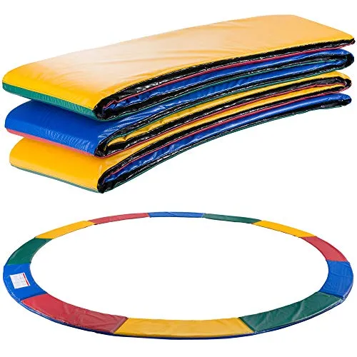 Arebos Trampolin Randabdeckung Federschutz Ø 487 cm | Trampolin Randschutz | Trampolinzubehör aus PVC und PE | Reißfest | Federabdeckung 100% UV-beständig & wasserabweisend | Bunt