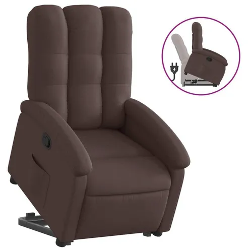 Relaxsessel mit Aufstehhilfe Dunkelbraun
