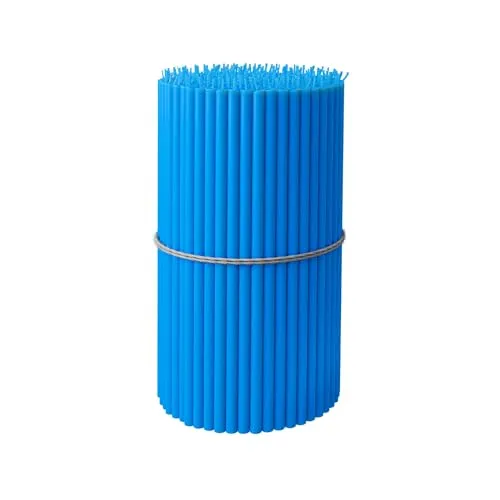 BlueBee Ritual Kerzen Bienenwachs, Orthodoxe Kerzen für Gebet Tischdeko, Hochzeit, Weihnachten, Halloween - Ungiftig, Ruß - Tropffrei, Nachhaltige Produkte, Höhe: 18cm, 50 Stck.