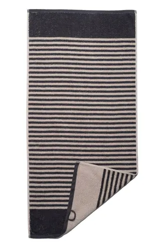 Hochwertige Handtücher 50 x 100 cm by Otto Werner - 3er Set Frottee-Handtücher in Anthrazit/Natur, aus 100% Baumwolle, besonders saugfähig und weich, ideal für den täglichen Gebrauch.