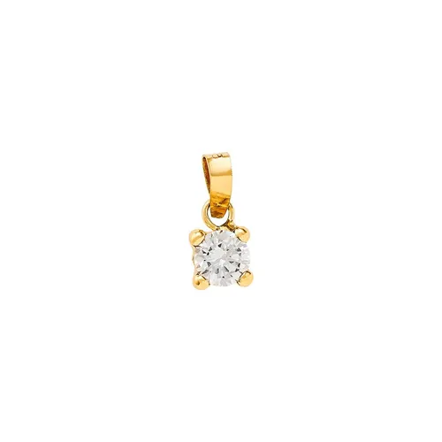 Xenox Damen Anhänger Fine Zirkonia 585er Gelbgold XG14K0029G - Eleganter Anhänger aus 14 Karat Gelbgold mit funkelndem Zirkonia. Ideal für stilvolle Akzente und besondere Anlässe.