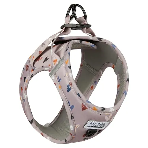 Hundegeschirr Step-In Neopren | Arizona Hotdogs Geschirr Sweet Love | XS - Weiteres Autozubehör, ergonomische Passform und leichtes Neopren für hohen Tragekomfort, ideal für sichere Autofahrten mit Ihrem Hund.