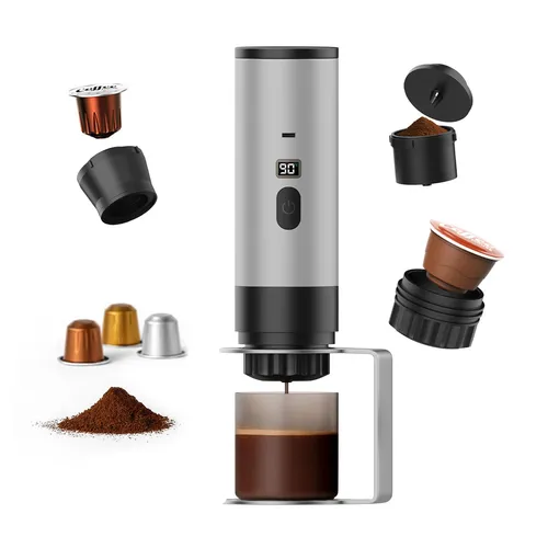 Tragbare Espressomaschine mit Ständer & USB-C