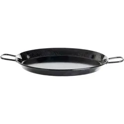 Paella World Paella Pfanne Ø 115 cm - Emailliert, ideal für große Grillfeste - Grillzubehör, emaillierte Pfanne für gleichmäßige Hitzeverteilung und perfekten Grillgenuss bei großen Anlässen.