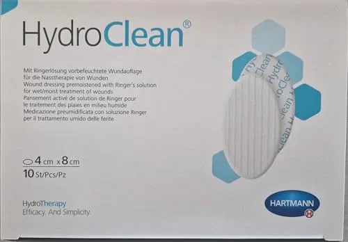 Paul Hartmann AG HydroClean Kompressen 4 x 8 cm steril, 10 St - Medizinische Kompressionssocken, sterile HydroClean Kompressen für eine optimale Wundheilung und hohe Saugfähigkeit.