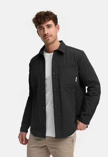 Indicode Herren Sommerjacke INHully - Klassische Übergangsjacke in Blau XXL - Stylische Sommerjacke für Herren mit klassischem Hemdkragen. Ideal für Übergangszeiten, aus hochwertigem Polyamid gefertigt. Perfekt für lässige Anlässe und bietet vielseitige Kombinationsmöglichkeiten.