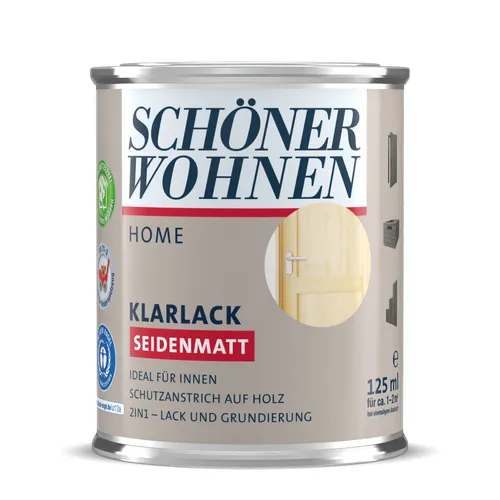Schöner Wohnen Home Klarlack 125ml seidenmatt