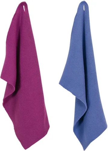 PAD Geschirrtuch Monte, (Set, 2-tlg) in lila von Pad
