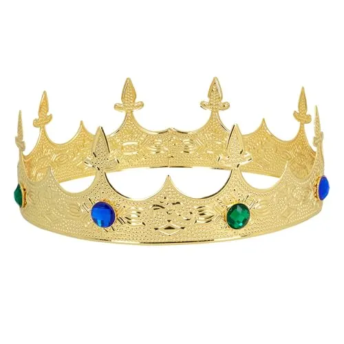 Boland - Krone für Faschingskostüme, Haarreif, Tiara, Zubehör für Hochzeit, JGA und Karneval