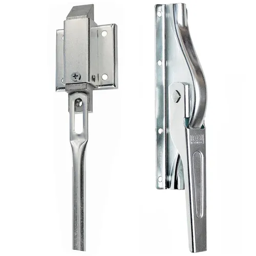 Set Tortreibriegel 2680mm Torverschluss Türtreibriegel mit Federriegel Stangen 1