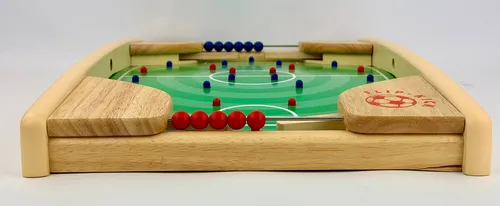 Bartl 106741 Flip Kick Deluxe - Flipper und Kicker für 2 Spieler, ab 4 bis 99 Jahre, fördert Motorik und Geschicklichkeit, platzsparend und jederzeit einsatzbereit