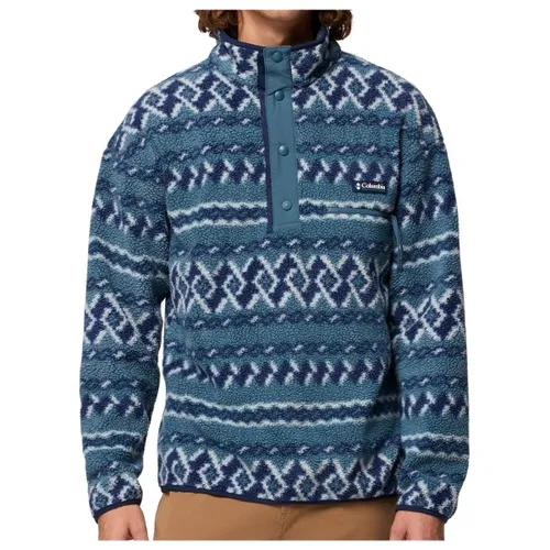 COLUMBIA HELVETIA II PRINTED Fleece 2026 everblue knitknot - L - Funktionelles Fleece für Komfort und Stil. Ideal für Reisen und Freizeit. Mit praktischer Brusttasche und regulärer Passform bietet es optimale Bewegungsfreiheit.