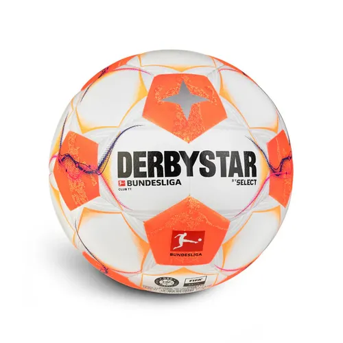 DERBYSTAR Bundesliga Club TT v24 Trainingsball Fussball Größe 5 Spiel Liga