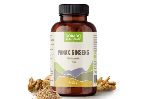 Dorado Superfoods Koreanischer Panax Ginseng Extrakt – 100 g Wurzelpulver Pulver, 100 g