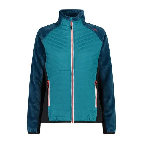 CMP Hybridjacke in Petrol - Größe 44 für Damen - Funktionsjacken mit High Loft Technologie - wärmeisolierend, atmungsaktiv und schnelltrocknend, ideal für Outdoor-Aktivitäten.